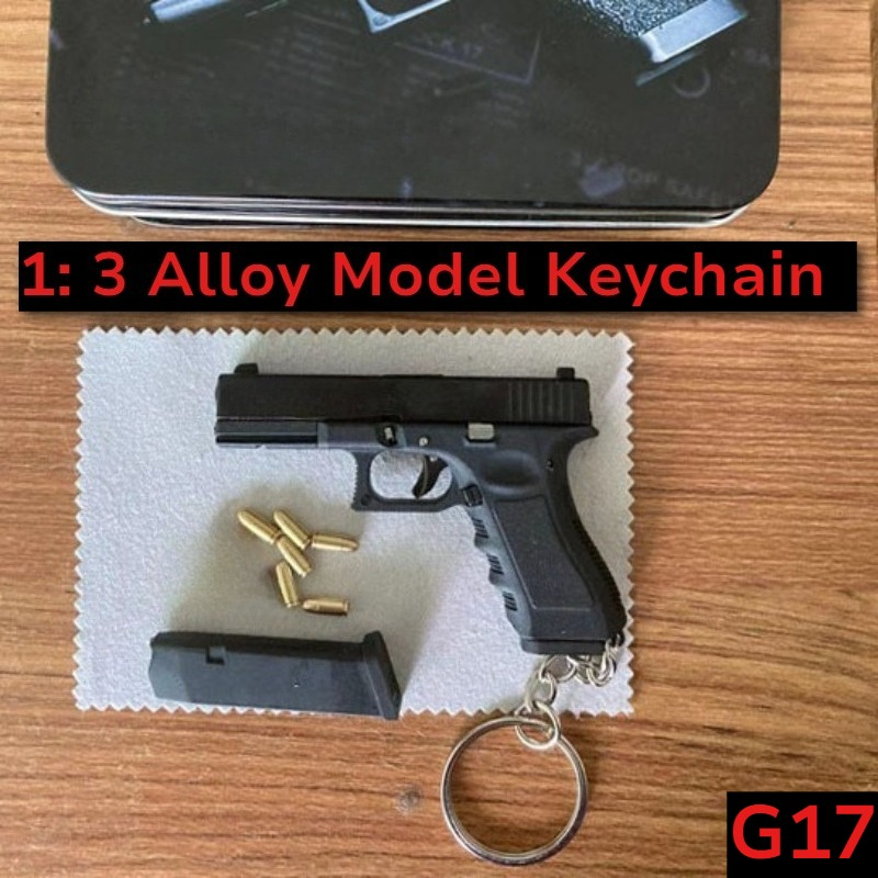 Photography Magazine - 1PC Alloy1:3 G17 Model with Keychain