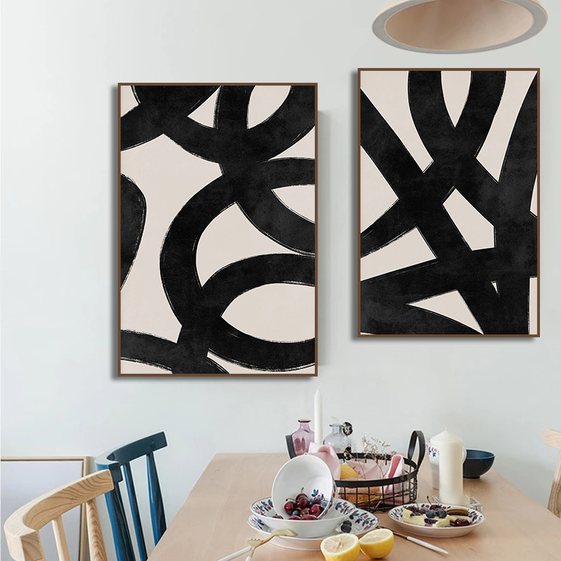 Modern Beige Black Lines Brush - Photography Techniques ulasan dan harga
