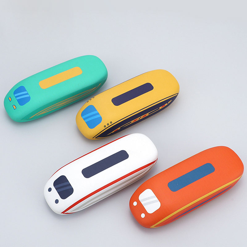 Cartoon Train Glasses Case Cre - Lens Case Pouch ulasan dan harga