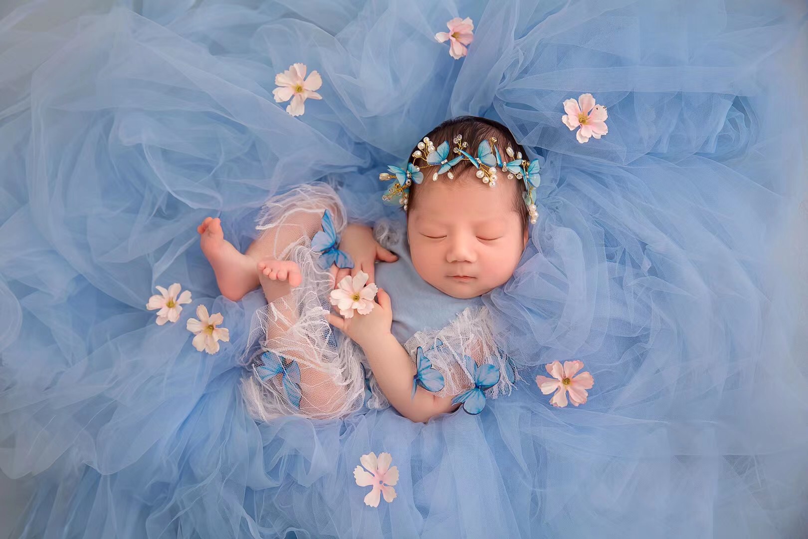 Newborn Photography Props Mesh - Photography Newborn ulasan dan harga