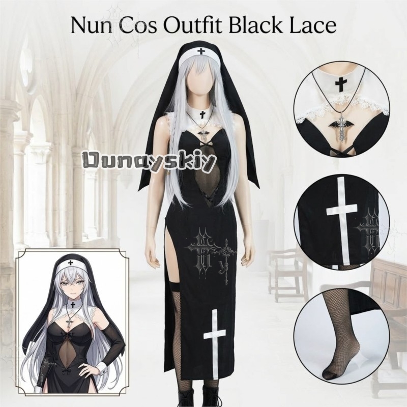 KS*06Original Nun Cos Outfit B - Photography Unit ulasan dan harga