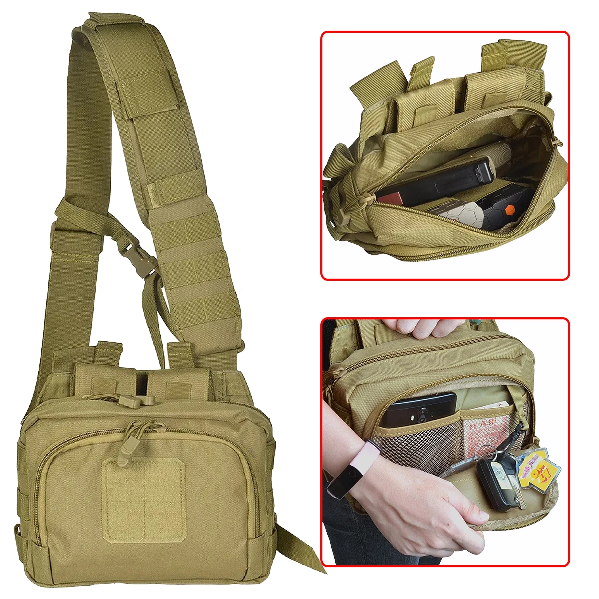 Tactical 2 Banger Bag Messenge - Photography Magazine ulasan dan harga