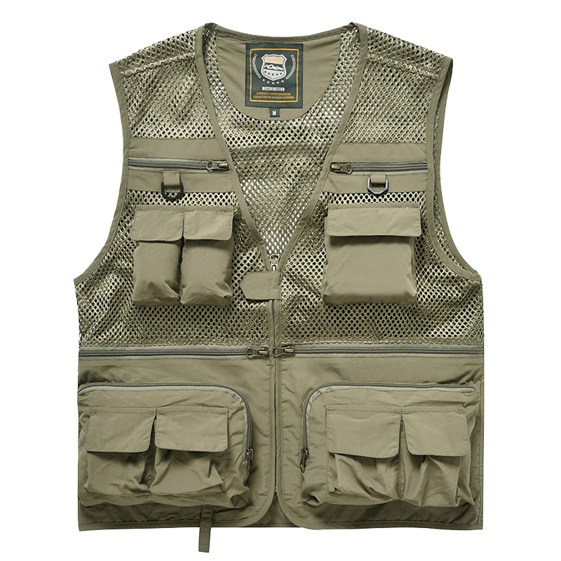 New outdoor multi pocket vest  - Photography Vest ulasan dan harga