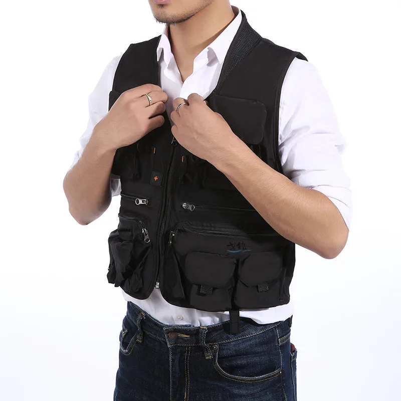 Spring Autumn Men Outdoor Quic - Photography Vest ulasan dan harga