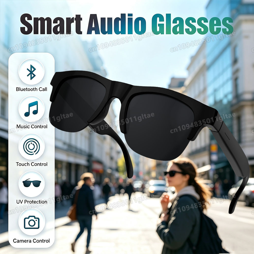 NEW Smart Glasses V5.3 Bluetoo - Photography Unit ulasan dan harga