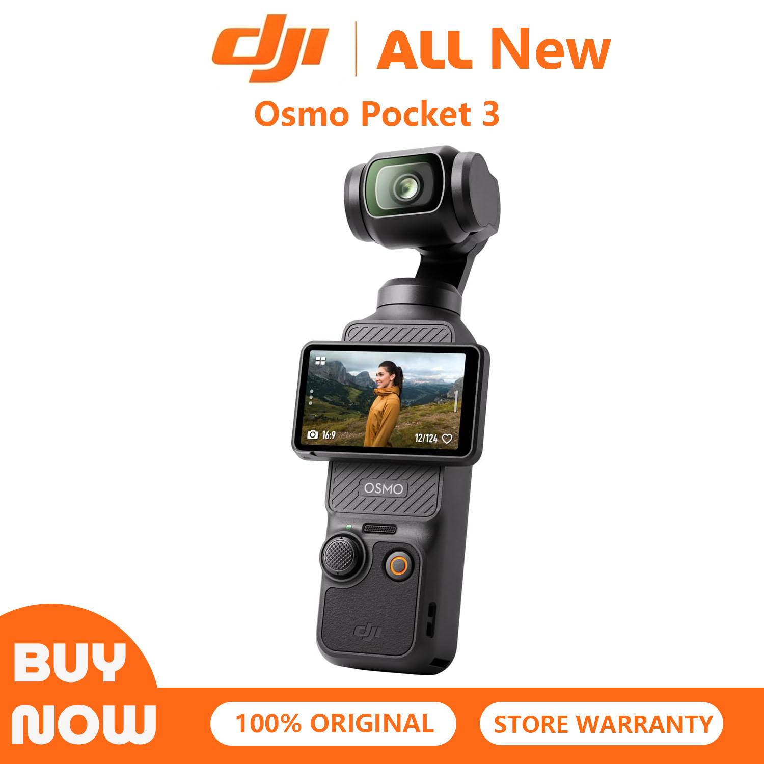 DJI Osmo Pocket 3 Vlogging Cam - Photography Close Up ulasan dan harga