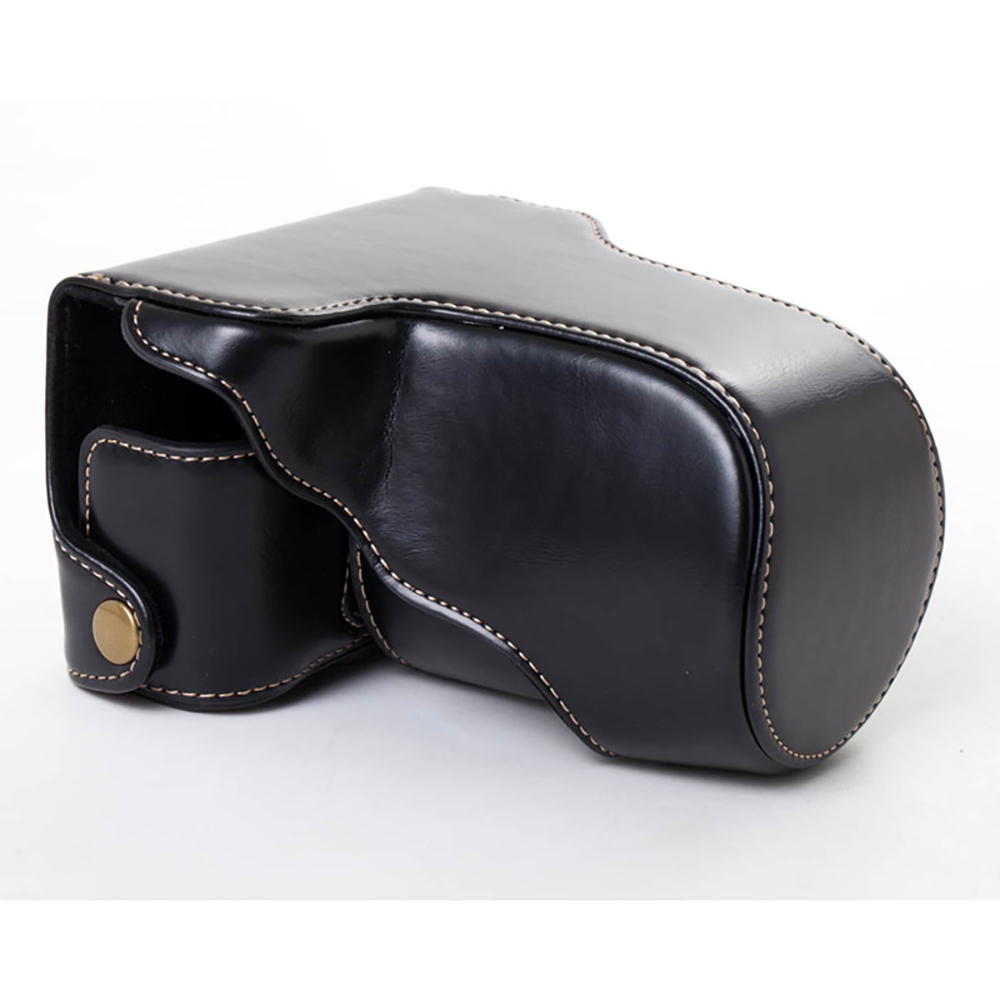 PU Leather Camera Bag Case Len - Lens Case Pouch ulasan dan harga