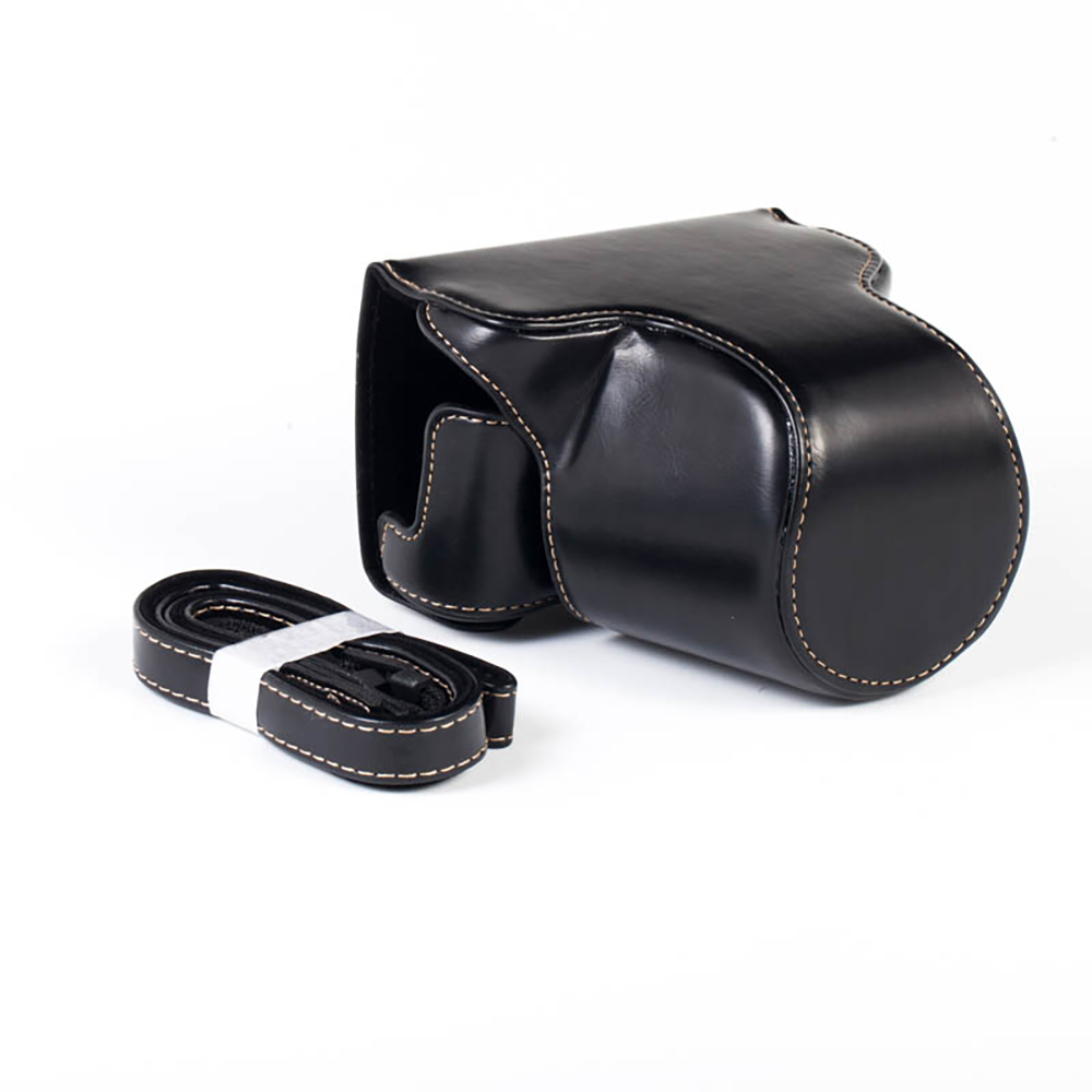 PU Leather Camera Bag Case Len - Lens Case Pouch ulasan dan harga