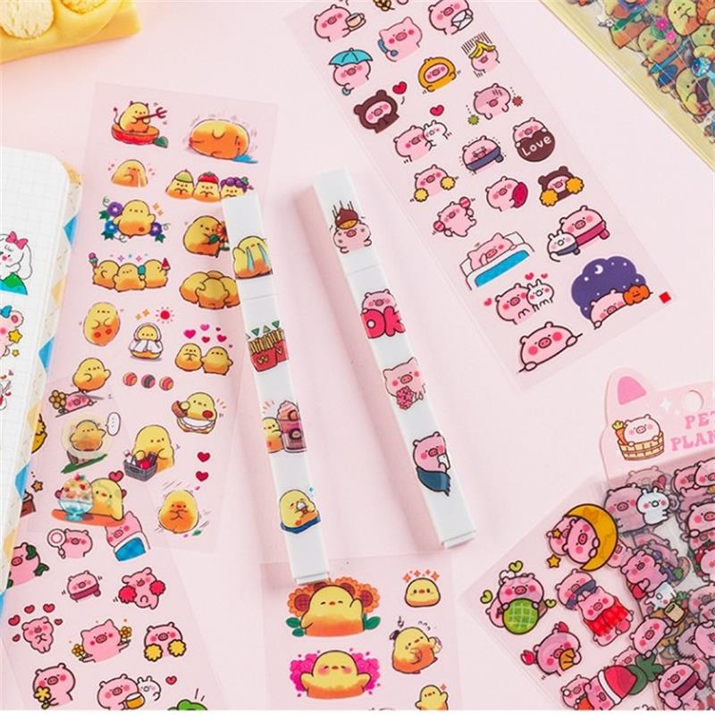 10pcs/pack Cartoon Animals Sti - Photography Magazine ulasan dan harga