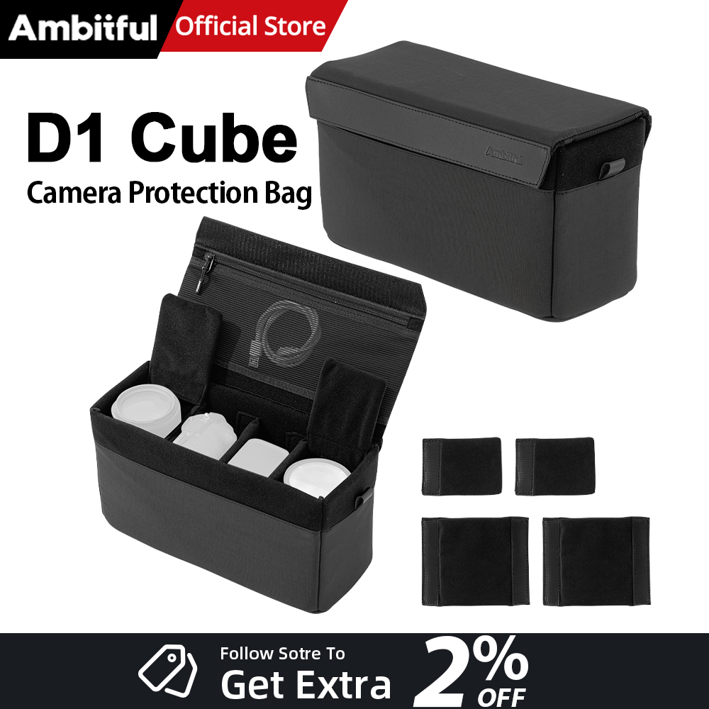 AMBITFUL D1 Cube Waterproof DS - Lens Case Pouch ulasan dan harga