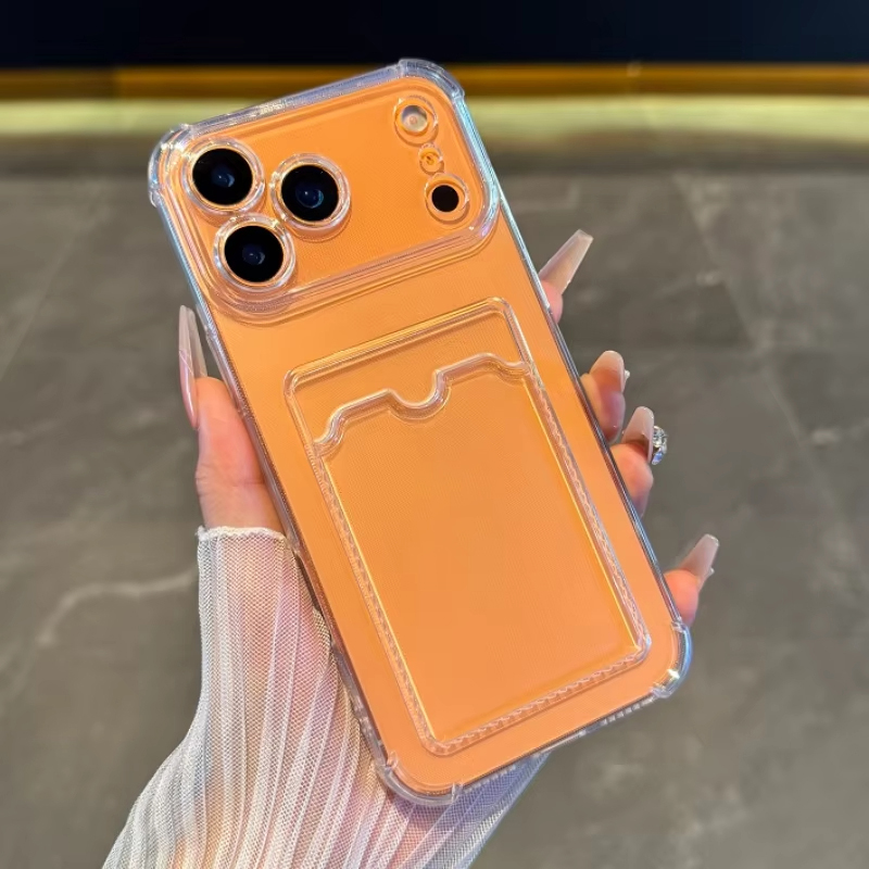 Transparent Card Slot Holder C - Lens Case Pouch ulasan dan harga