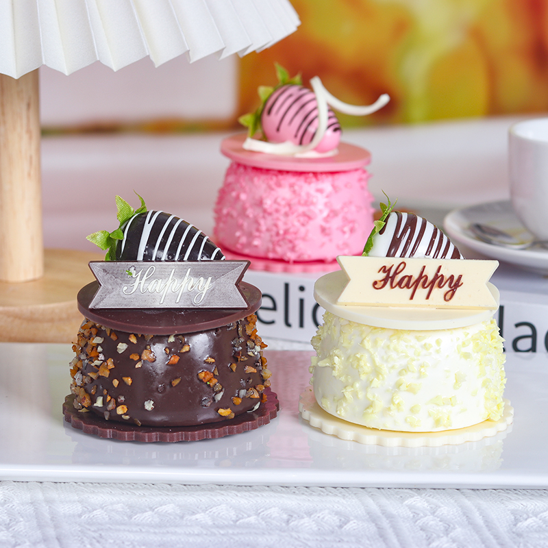 1PC Artificial Mousse Cake Des - Photography Pro ulasan dan harga