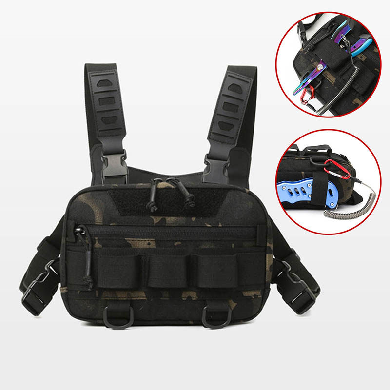 Tactical Chest Rig Backpack Ca - Photography Vest ulasan dan harga