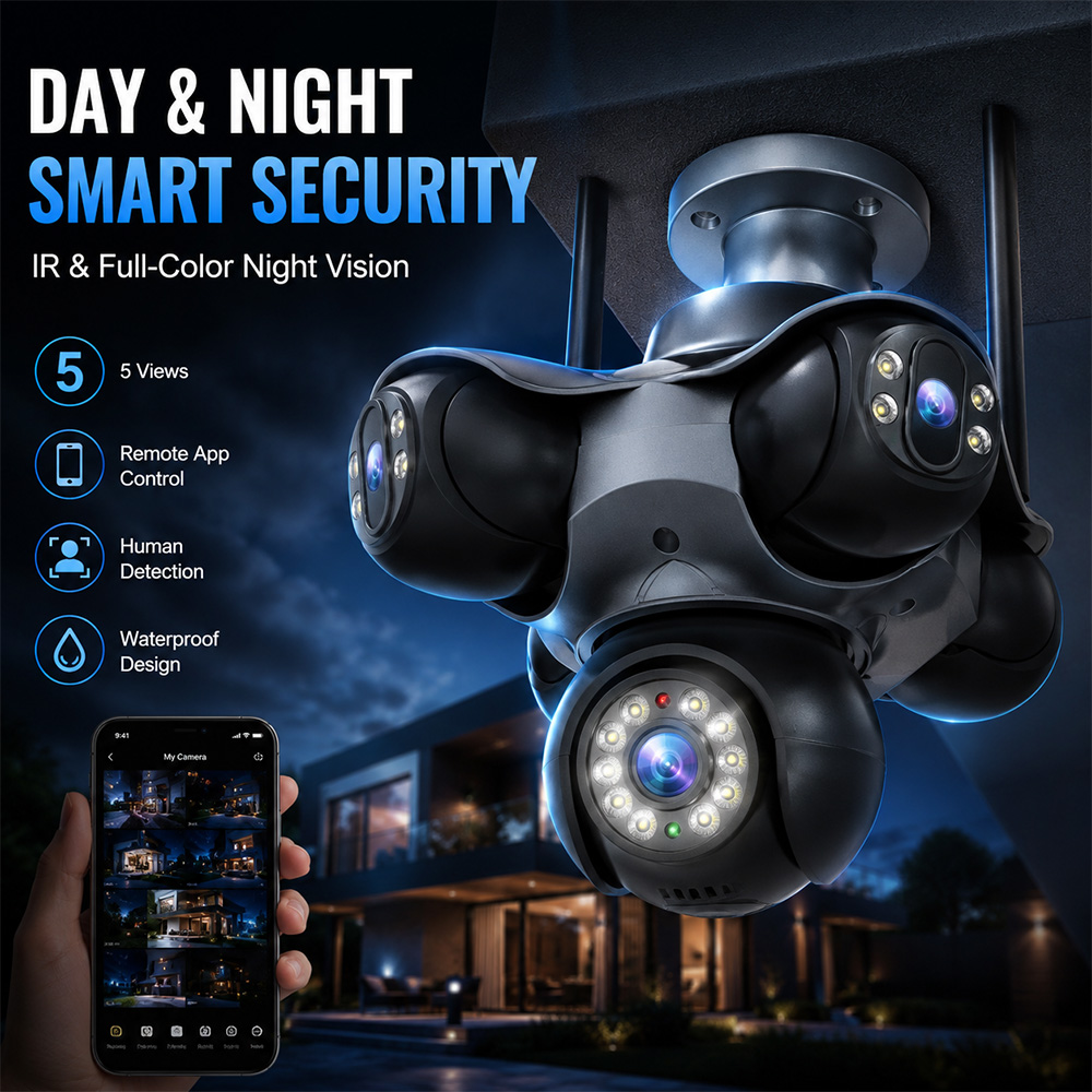 10MP Wi-Fi PTZ IP Outdoor Secu - Photography Close Up ulasan dan harga