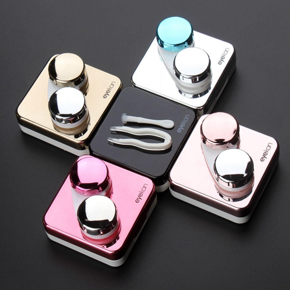 1PC contact lens case square t - Lens Case Pouch ulasan dan harga