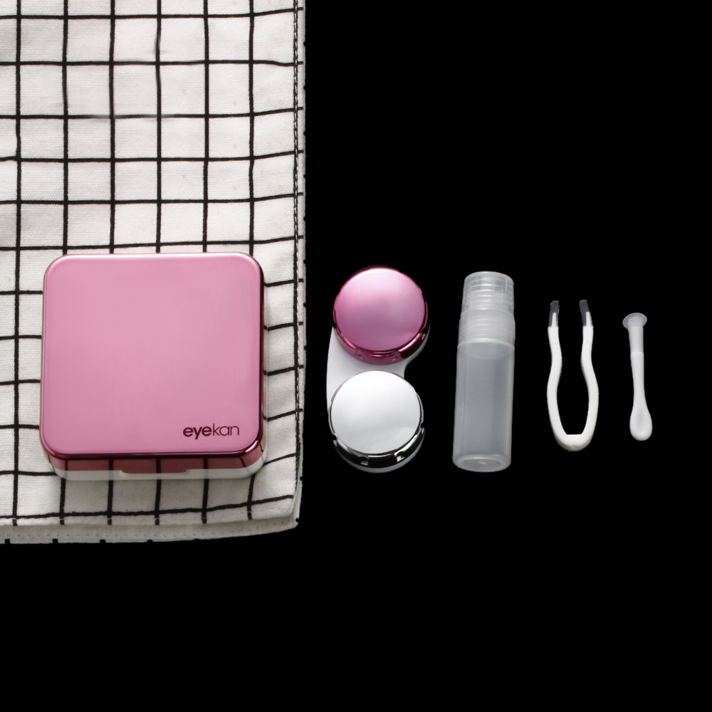 1PC contact lens case square t - Lens Case Pouch ulasan dan harga