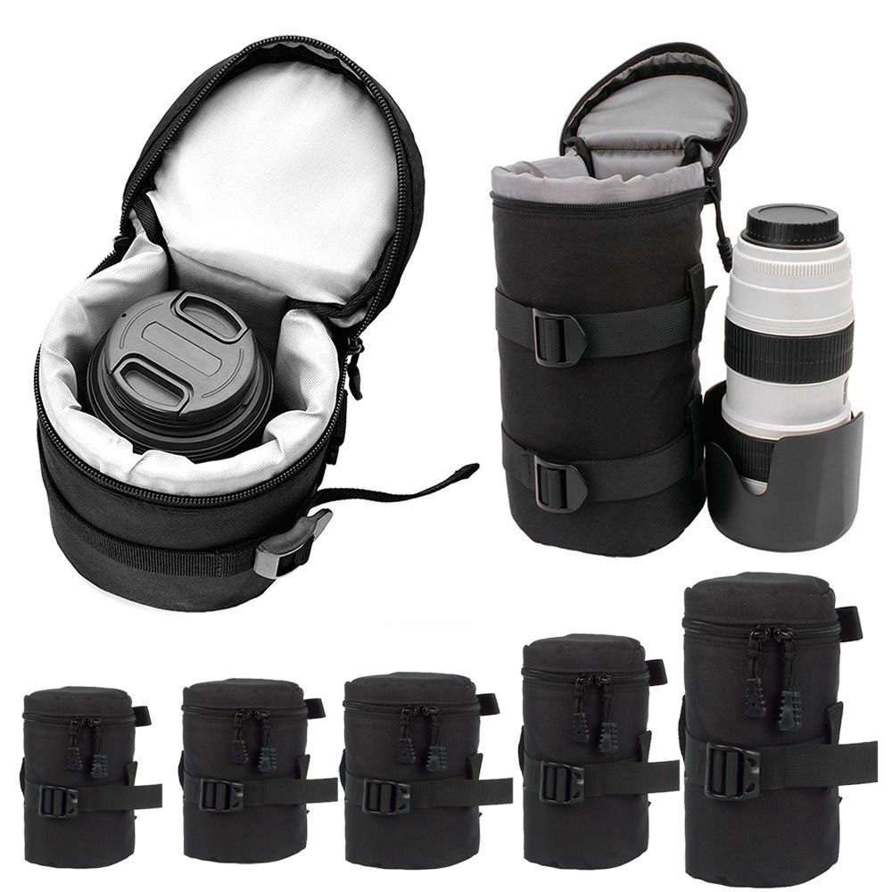Deluxe Camera Lens Bag Waterpr - Lens Case Pouch ulasan dan harga