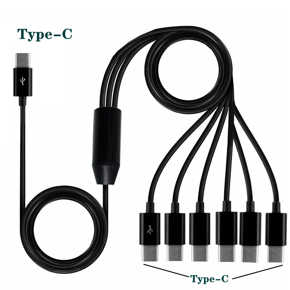 Type-C Male to 3 4 6 Port Type - Photography Date ulasan dan harga