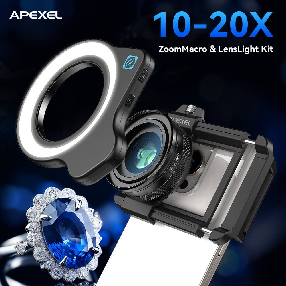 APEXEL 10-20X Adjustable Zoom  - Photography Close Up ulasan dan harga