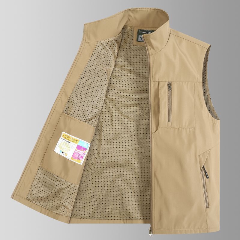 Men's Outdoor Multi-pocket Mes - Photography Vest ulasan dan harga