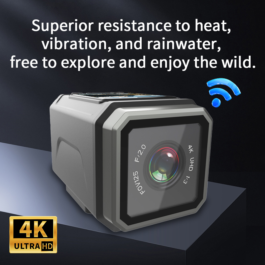 4K EIS Action Camera 125° Wide - Photography Date ulasan dan harga