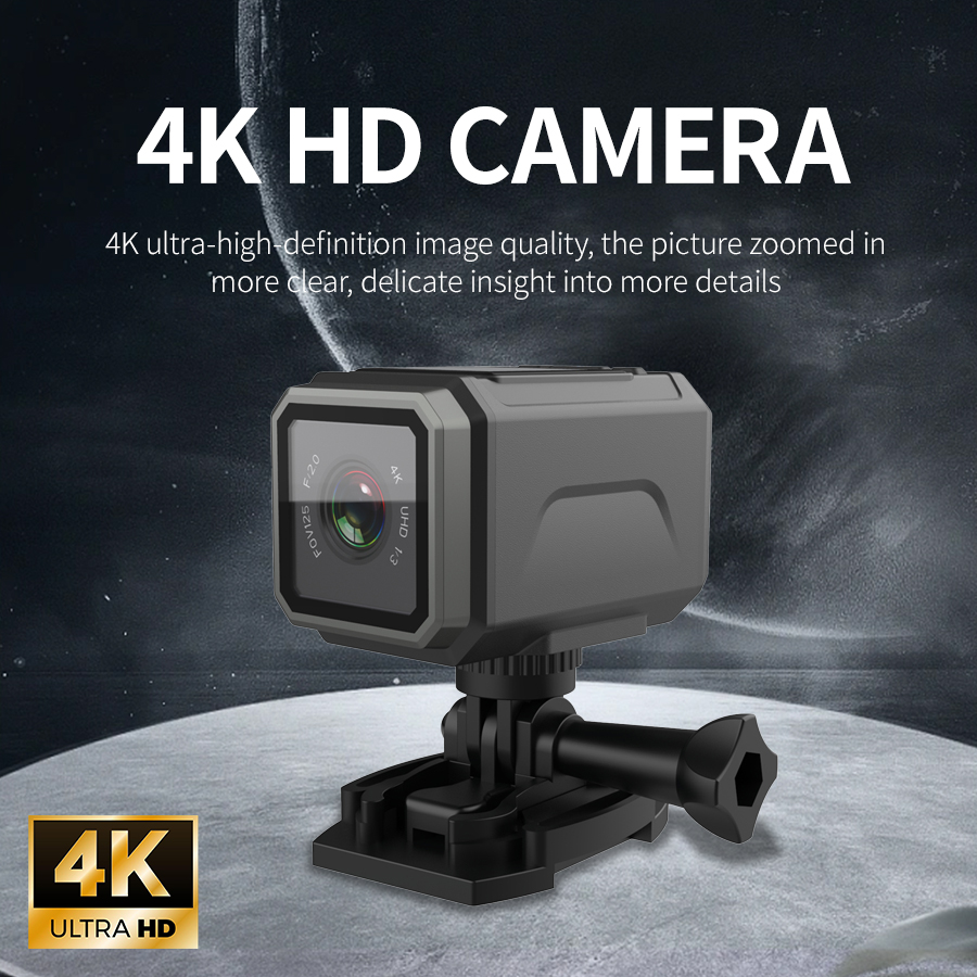 4K EIS Action Camera 125° Wide - Photography Date ulasan dan harga