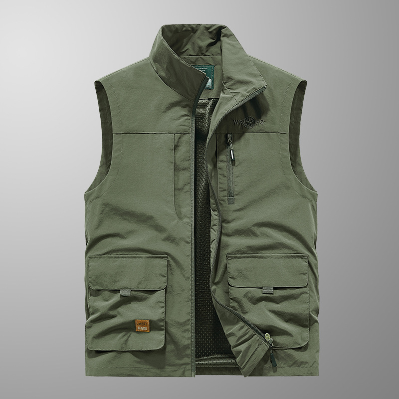 Men Outdoor Mesh Thin Waistcoa - Photography Vest ulasan dan harga