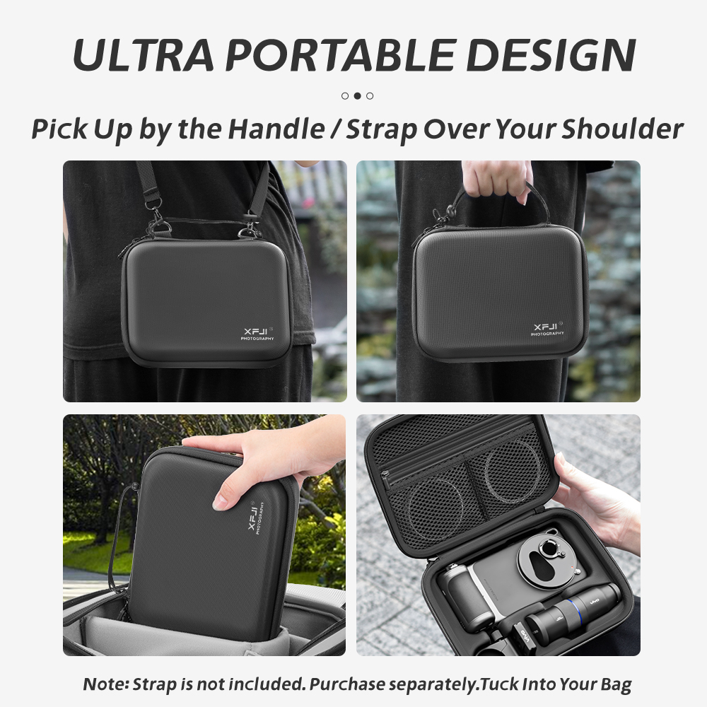 XFJI Storage Bag Case PU Leath - Photography Kit Vivo X300 ulasan dan harga