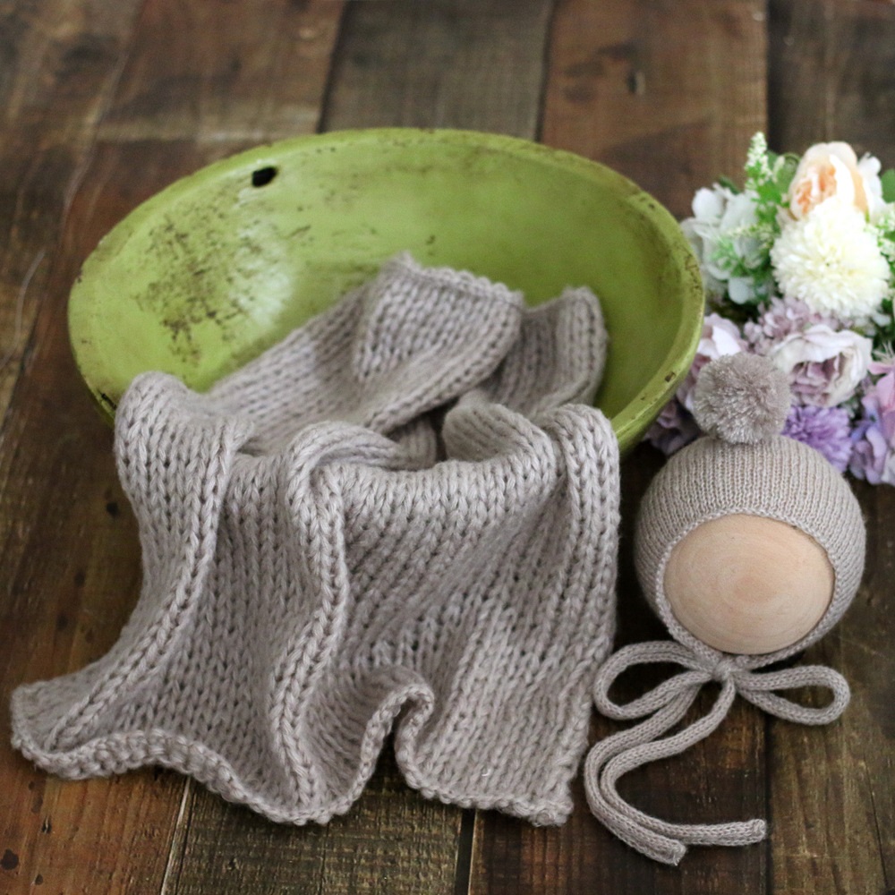 Mohair Knitted Baby Blanket wi - Photography Newborn ulasan dan harga