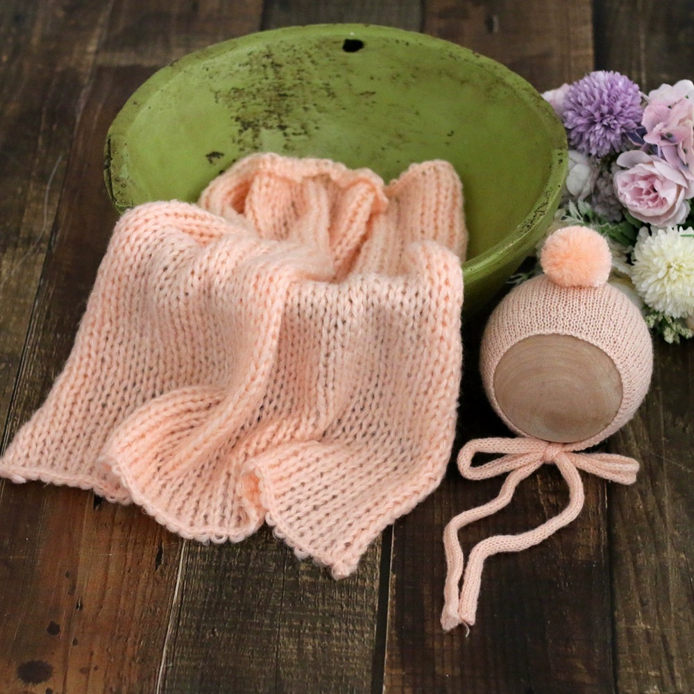 Mohair Knitted Baby Blanket wi - Photography Newborn ulasan dan harga