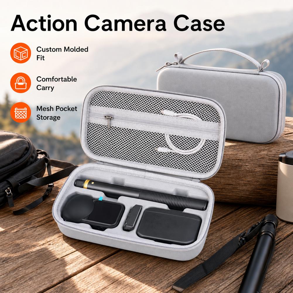 For Insta360 X6 Hard EVA Carry - Lens Case Pouch ulasan dan harga