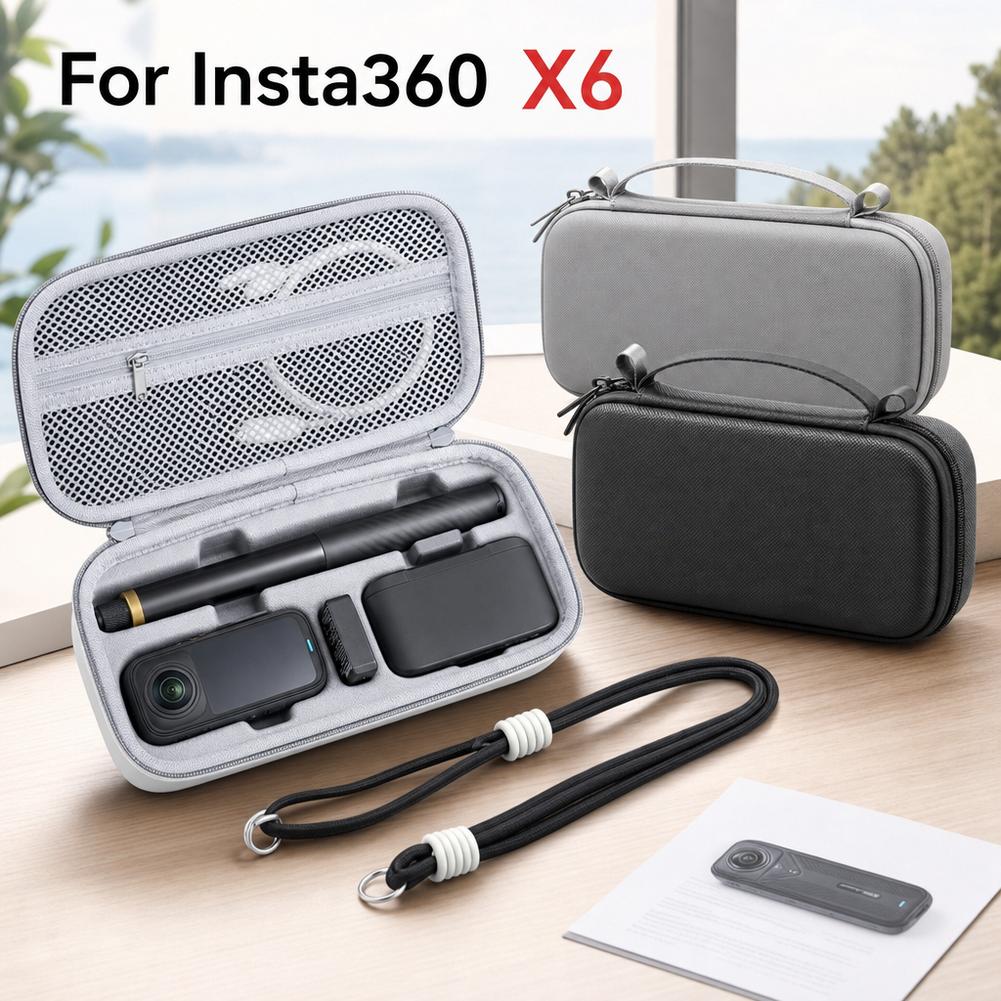 For Insta360 X6 Hard EVA Carry - Lens Case Pouch ulasan dan harga