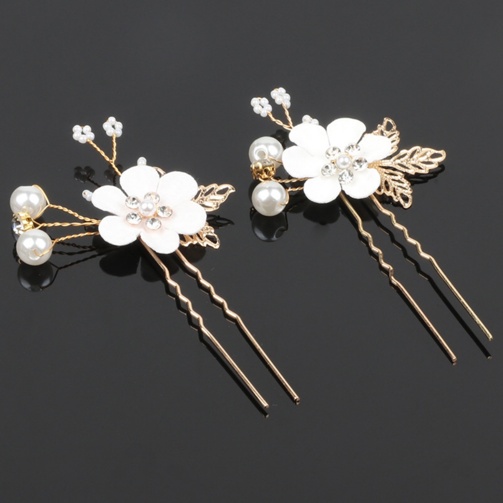 6-Piece Floral Pearl Hairpin S - Photography Date ulasan dan harga